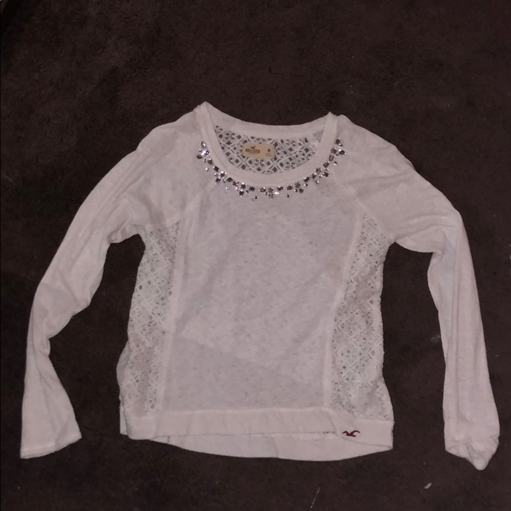White lace long sleeve from Hollister